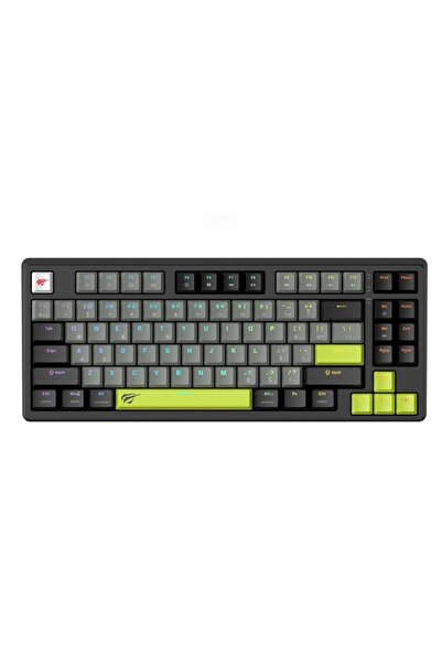 Havit Tastatură de gaming, USB, iluminare RGB, 1.8m, 5V, 8kHz, KB904L, verde