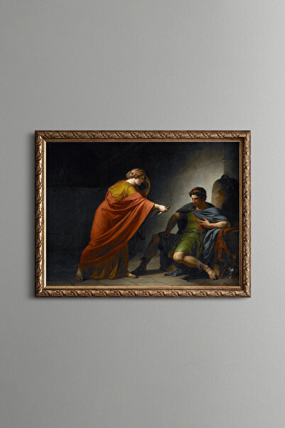 epiqart Arria și Paetus - Cadru cu model vintage