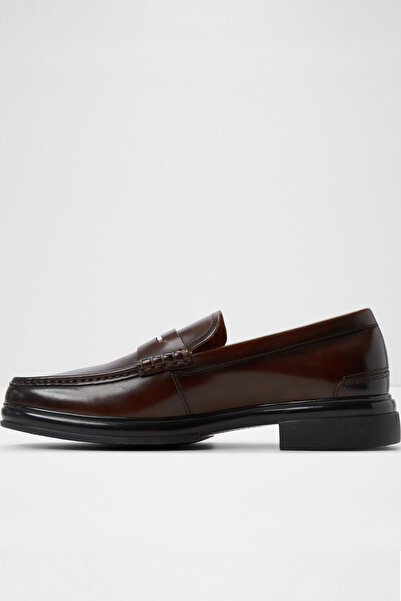 Aldo Tucker - Men's Brown Genuine Leather Slip-On Loafer