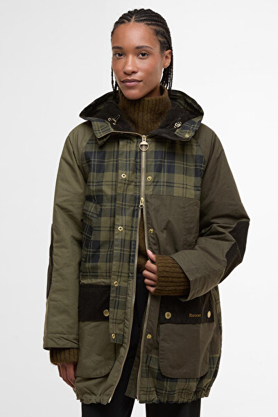 Barbour Shelley Showerproof Ceket OL51 Olive Check