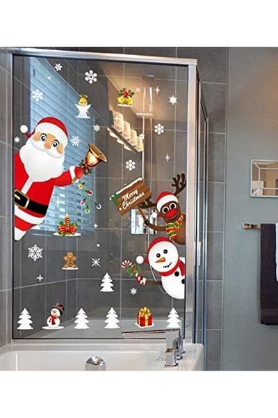 XINCHEN window sticker set, PVC, multicolor