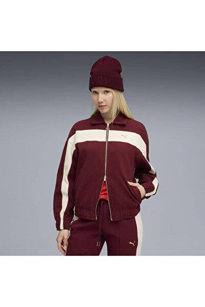 Puma T7 Relaxed Track Jacket Kırmızı Kadın Ceket