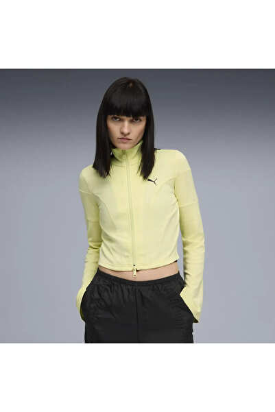 Puma DARE TO Slim Track Jacket Sarı Kadın Ceket