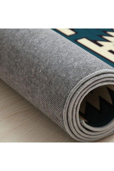 Raffine Geometric Pattern Living Room Carpet Multicolour 40X60cm