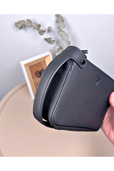 Fil Deri Genuine Leather Handheld Double Zipper Men's Handbag 2101