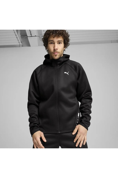 Puma Cloudspun TechLBL Jacket Μαύρο Ανδρικό Μπουφάν