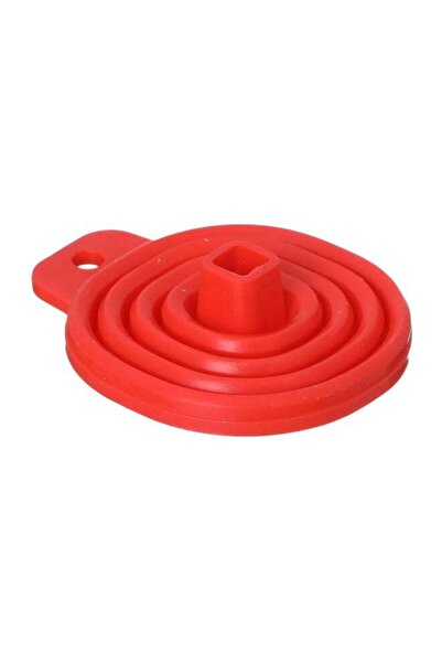 Generic Silicone Funnel Red 32.7centimeter