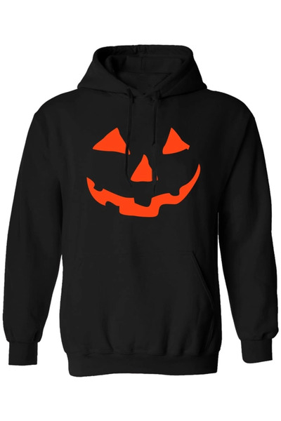 Covisoty Hanorac unisex casual cu glugă și buzunare roșu/negru 2XL