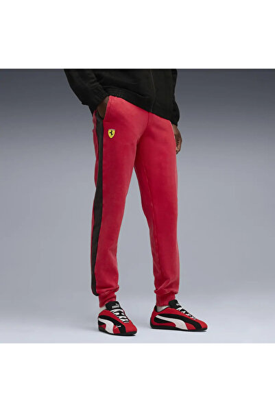 Puma Ferrari T7 Pants Kırmızı Erkek Eşofman Altı