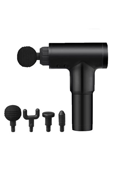 FOXMAG24 Επαγγελματικό μασάζ Gun, 4 εναλλάξιμες κεφαλές, 5 ρυθμίσεις ταχύτητας