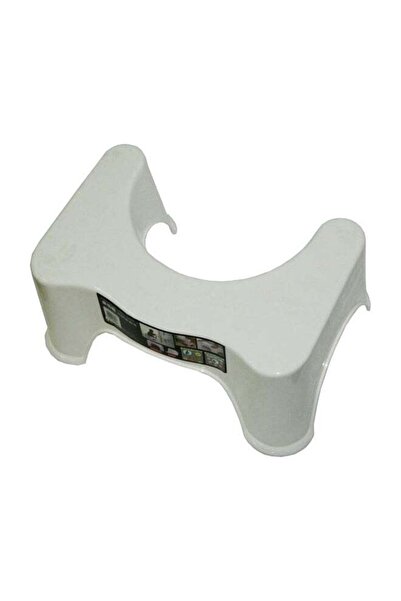 Generic Toilet Rest Stand Stool White 44x20cm