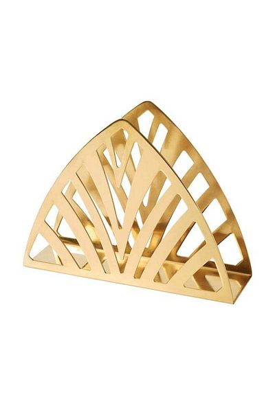 LANNY Stainless Steel Napkin Holder Gold