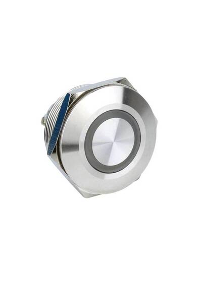 OEM Buton cu LED rosu, verde si albastru, 22mm, 24V