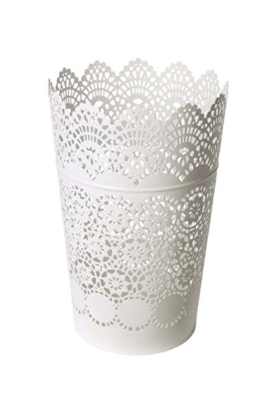 Generic Steel Candle Holder White 22x8centimeter