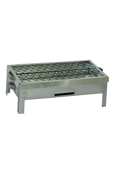 Generic Charcoal Brazier For Camping And Trips Silver