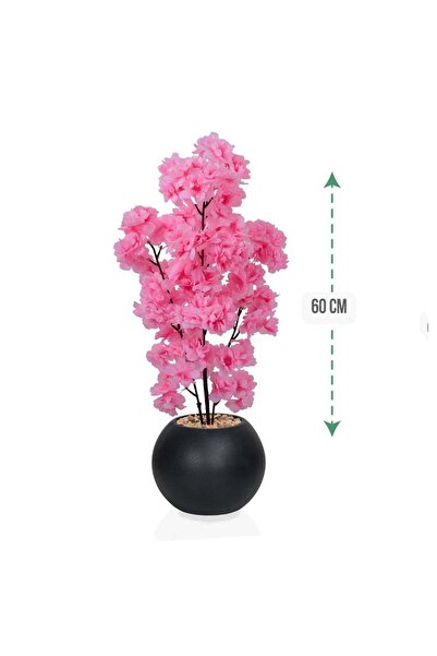 Arma Round Plastic Pot Rose Tree - 60 CM