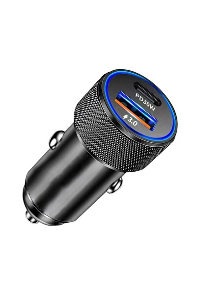 SKYDDAR INNOVATION Încărcător auto cu încărcare rapidă PD 30W, QC 3.0, Tip-C,...