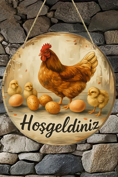 kutuTR Welcome Uv Printing 3D Looking Mdf Door Ornament | Hanging, Erasable, Decorative Ks023