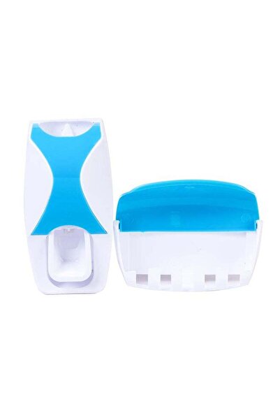 Marzo موزع معجون الأسنان الأوتوماتيكي وحامل فرشاة الأسنان