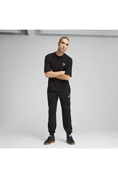 Puma ESS No. 1 Logo Cargo Pants Siyah Erkek Eşofman Altı