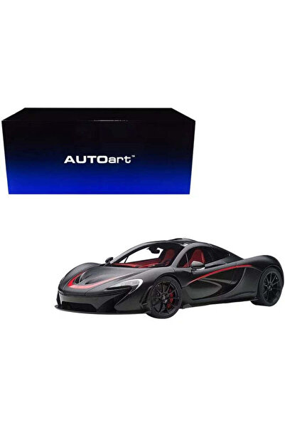 autoart McLaren P 1 Negru Mat/Roșu - 1/12