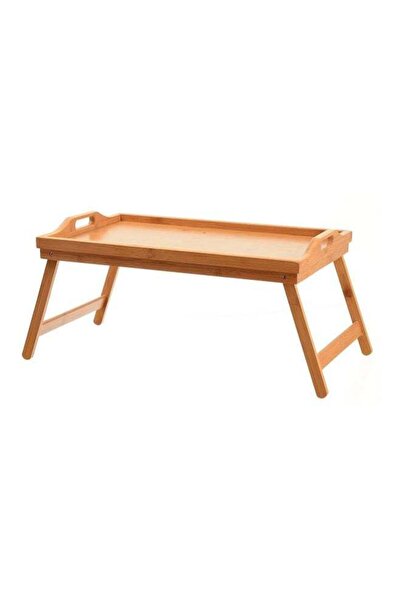 Home Centre صينية تقديم إفطار من الخيزران، لون بيج، 58×38×6.5 سم