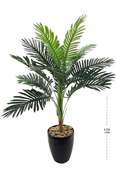 co arma شجرة اصطناعية تحاكي شجرة النخيل الاصطناعية بملمس طبيعي، ارتفاعها 120 سم