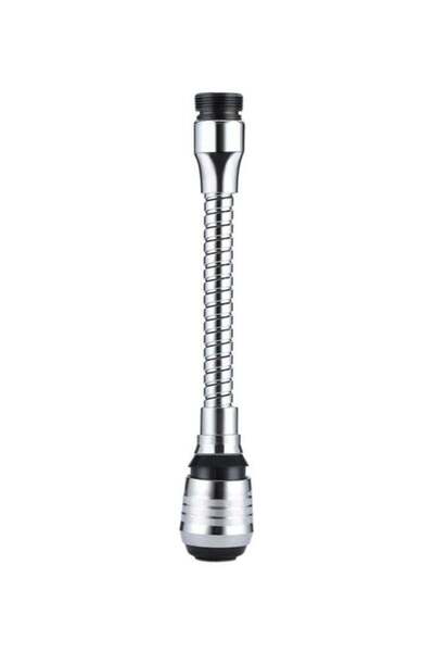 sharpdo Rotatable Water Saving Tap Bubbler Filter Silver/Black 24x6x3cm