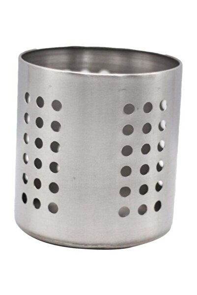 Generic حامل ملاعق من الفولاذ المقاوم للصدأ فضي 13 × 12 سم