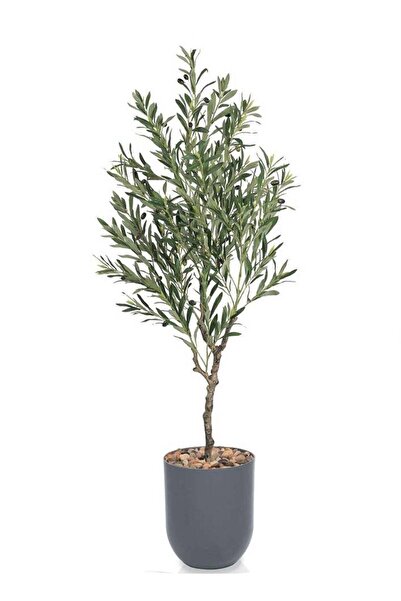 Arma شجرة زيتون اصطناعية (145 سم) في حاوية بلاستيكية