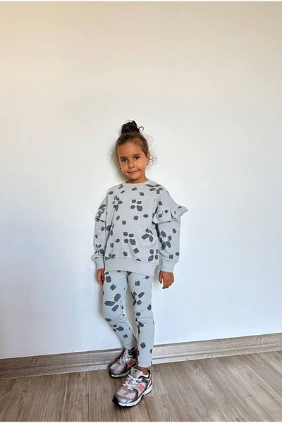 Alvadonna Flower Patterned Girl's Tights Set
