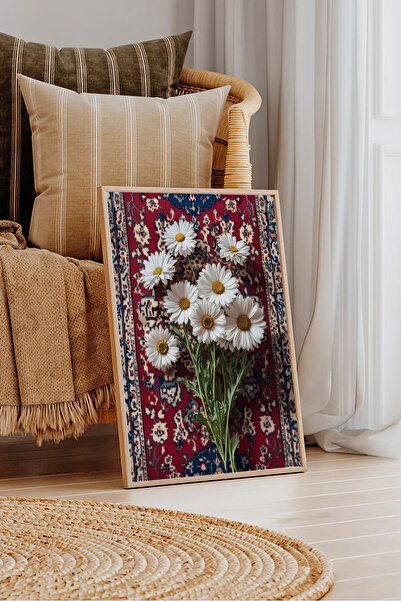 Dekorsiahome Tek Parça Ahşap Çerçeveli Oturma Odası Salon Mutfak Tablosu TK1511