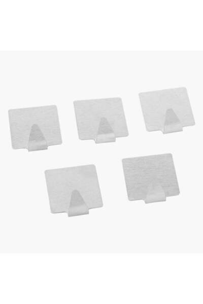 Home Box 5-Piece Portable Self Adhesive Hook Assorted color 16x12cm