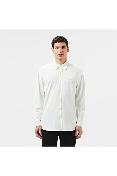 Lacoste Erkek Slim Fit Beyaz Gömlek