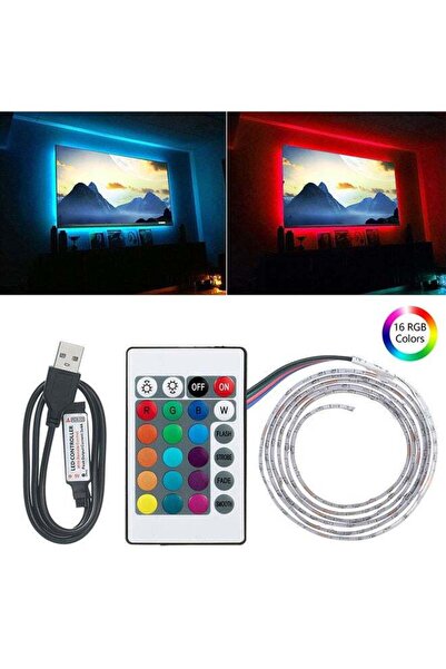 Generic شريط LED مقاوم للماء مع جهاز تحكم عن بعد متعدد الألوان