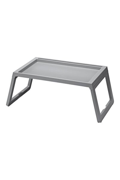 Generic صينية سرير رمادية 26 سم