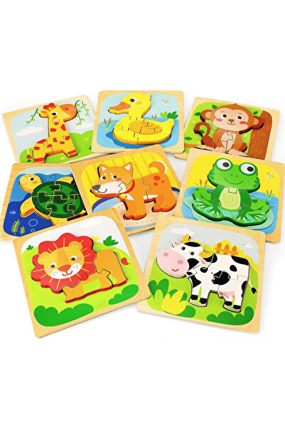 Elindor Set de puzzle-uri interactive pentru copii cu vârsta cuprinsă între 1...