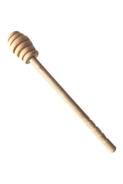 Generic Wooden Honey Dipper Stick Beige