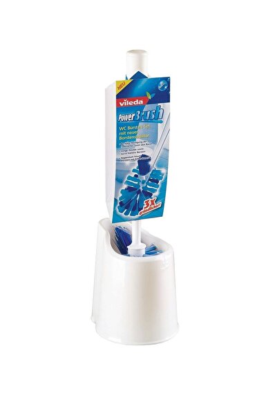 Vileda Power Brush Toilet Brush White/Blue