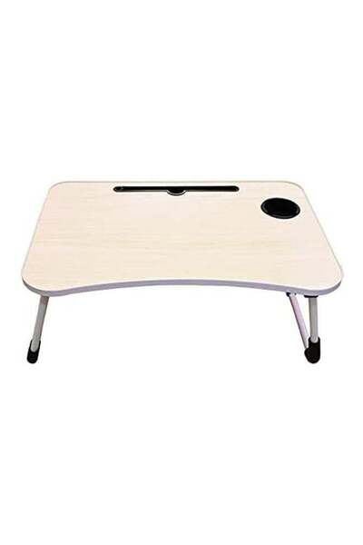 Modern home طاولة قابلة للفصل والطي على السرير، طاولة مكتب خشبية للكمبيوتر المحمول، متعددة الألوان