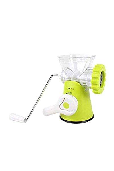 Generic Multi-Function Manual Juicer And Meat Grinder Clear/Green 36x9.5cm