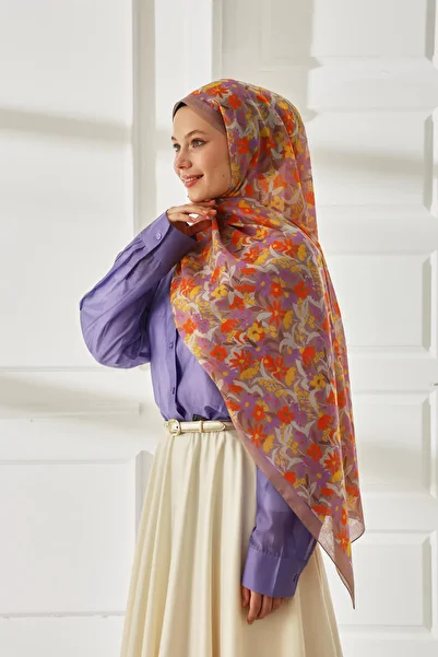 Silk Home Patterned Soft Shawl 70019-02