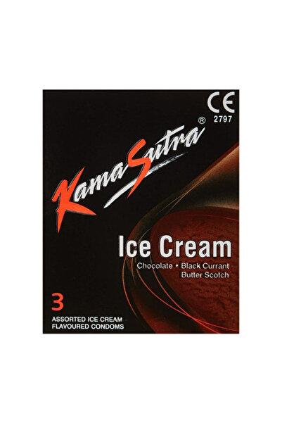 Kamasutra Ice Cream Flavour, 3 Condoms