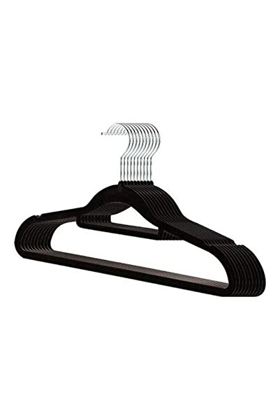 YANEK مجموعة من 10 قطع من الشماعات المخملية غير القابلة للانزلاق والتي تدور 3...