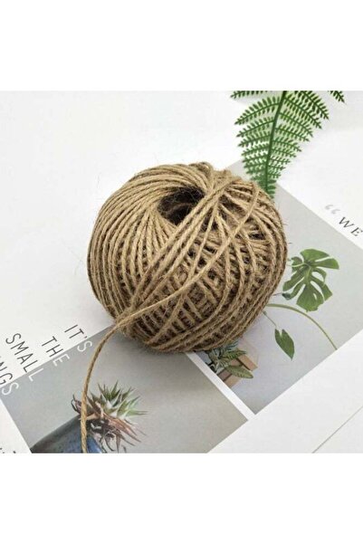 Generic حبل جوت واحد لتغليف العلامات التجارية بنفسك، بني، 9 × 9 × 9 سم