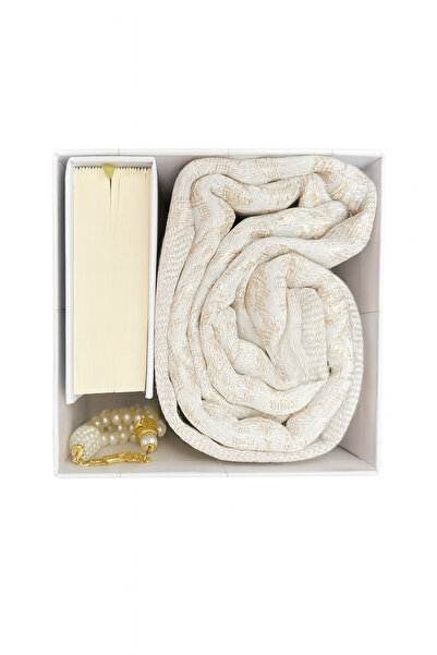 Mekke Pazarı seccade kuean tesbih kabe kutulu hediye çeyizlik içindir