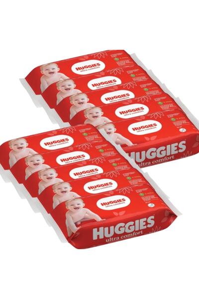 Huggies Ultra Comfort Wet Wipes, 12 packs x 56, 672 pcs