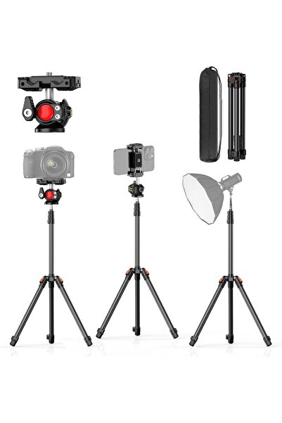 Toneof حامل ثلاثي القوائم بارتفاع 210 سم، حامل إضاءة للتصوير الفوتوغرافي، حام...