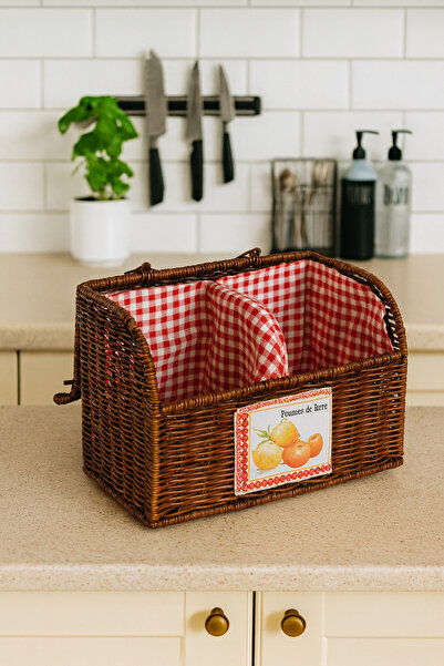 MUSEDOHOME 2 BÖLMELİ PATATES-SOĞAN SEPETİ