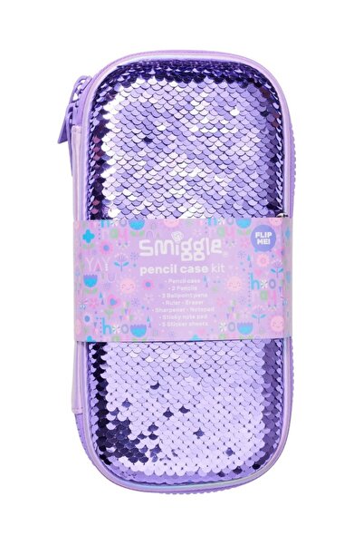 SMIGGLE - Pachet cadou de papetărie cu acoperire rigidă mică cu paiete magice